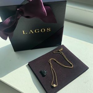 LAGOS Diamond Pendant 18k Gold Necklace